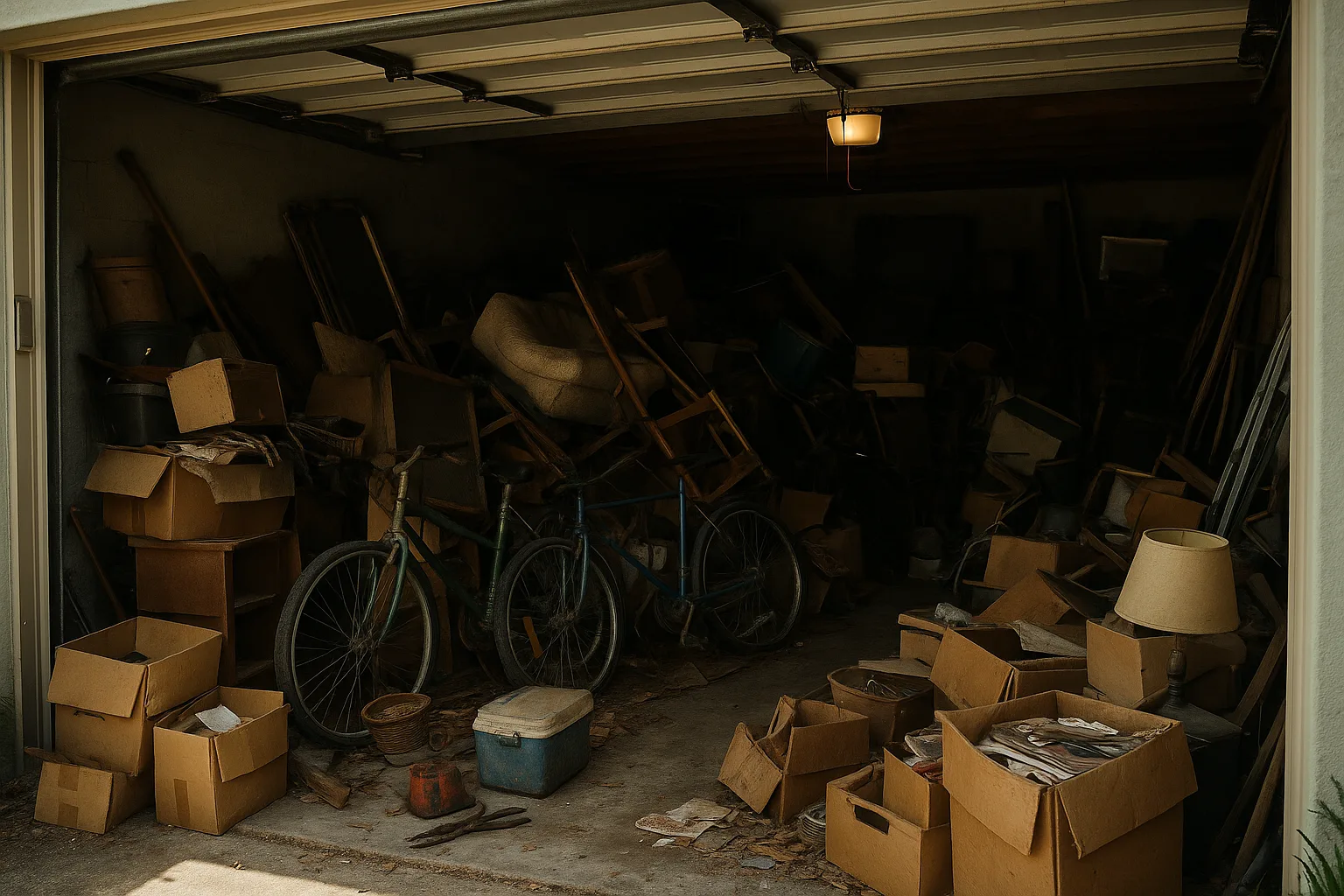 Garage Cleanout before